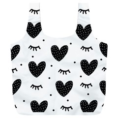 Hearts-57 Full Print Recycle Bag (xxl) by nateshop