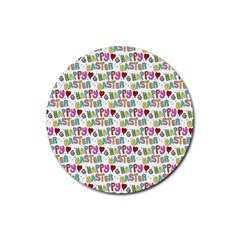 Holidays Rubber Coaster (round) by nateshop