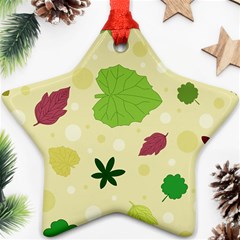 Leaves-140 Ornament (star)