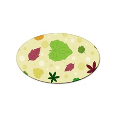 Leaves-140 Sticker (oval)