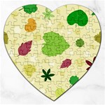 Leaves-140 Jigsaw Puzzle (Heart) Front