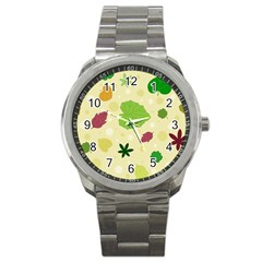 Leaves-140 Sport Metal Watch by nateshop