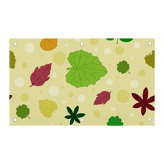 Leaves-140 Banner And Sign 5  X 3  by nateshop