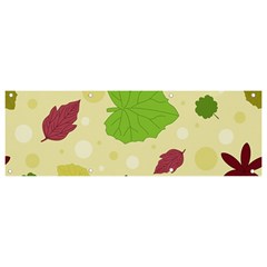 Leaves-140 Banner And Sign 9  X 3  by nateshop