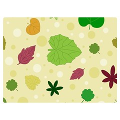 Leaves-140 Premium Plush Fleece Blanket (extra Small) by nateshop