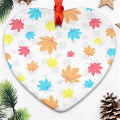 Leaves-141 Ornament (heart)