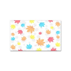 Leaves-141 Sticker (rectangular) by nateshop