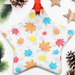 Leaves-141 Ornament (star) by nateshop