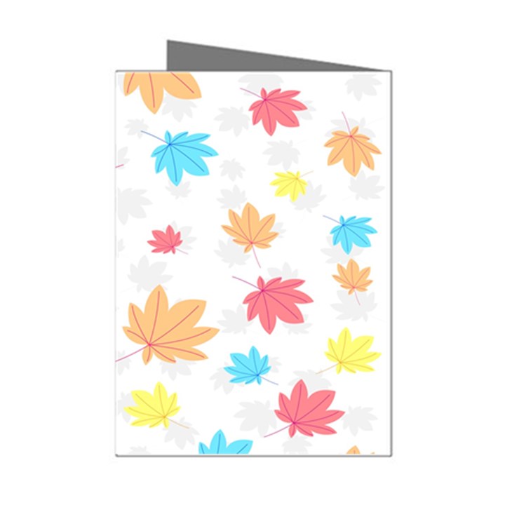 Leaves-141 Mini Greeting Cards (Pkg of 8)