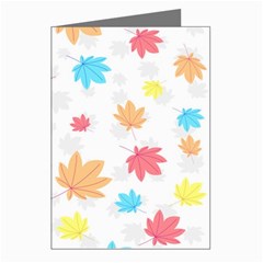 Leaves-141 Greeting Cards (pkg Of 8) by nateshop