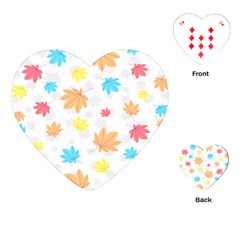 Leaves-141 Playing Cards Single Design (heart)