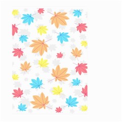 Leaves-141 Large Garden Flag (two Sides) by nateshop