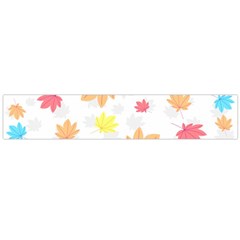 Leaves-141 Large Premium Plush Fleece Scarf  by nateshop