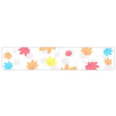 Leaves-141 Small Premium Plush Fleece Scarf by nateshop