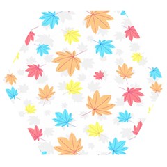 Leaves-141 Wooden Puzzle Hexagon