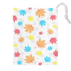 Leaves-141 Drawstring Pouch (4xl) by nateshop