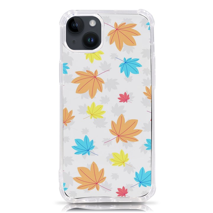 Leaves-141 iPhone 14 Plus TPU UV Print Case