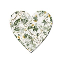 Leaves-142 Heart Magnet by nateshop