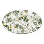 Leaves-142 Oval Magnet Front