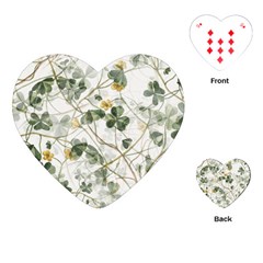 Leaves-142 Playing Cards Single Design (heart) by nateshop