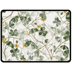 Leaves-142 Fleece Blanket (large) by nateshop