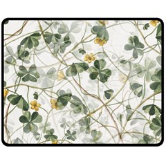 Leaves-142 Fleece Blanket (medium) by nateshop