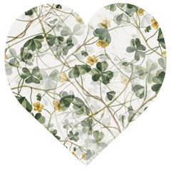 Leaves-142 Wooden Puzzle Heart by nateshop