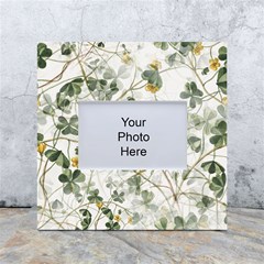 Leaves-142 White Box Photo Frame 4  X 6 