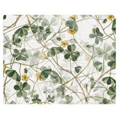 Leaves-142 Premium Plush Fleece Blanket (medium)