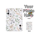 Leaves-147 Playing Cards 54 Designs (Mini) Front - Spade3