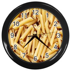 Pasta-79 Wall Clock (black) by nateshop