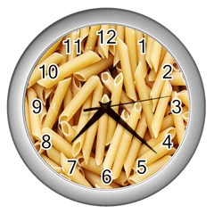 Pasta-79 Wall Clock (silver) by nateshop