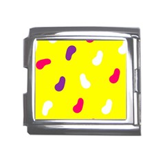 Pattern-yellow - 1 Mega Link Italian Charm (18mm)