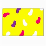 Pattern-yellow - 1 Postcards 5  x 7  (Pkg of 10) Front