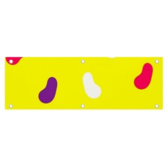 Pattern-yellow - 1 Banner And Sign 6  X 2  by nateshop