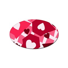 Pink-17 Sticker Oval (100 Pack) by nateshop