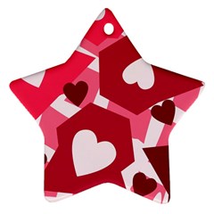 Pink-17 Star Ornament (two Sides) by nateshop