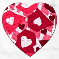 Pink-17 Jigsaw Puzzle (heart) by nateshop