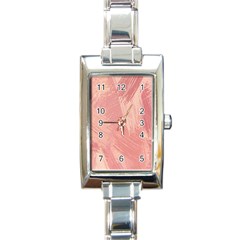 Pink-66 Rectangle Italian Charm Watch by nateshop