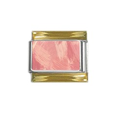 Pink-66 Gold Trim Italian Charm (9mm) by nateshop