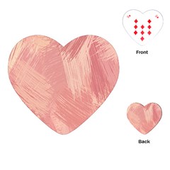 Pink-66 Playing Cards Single Design (heart) by nateshop