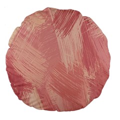 Pink-66 Large 18  Premium Flano Round Cushions by nateshop