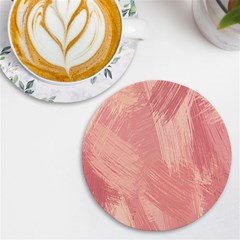 Pink-66 Uv Print Round Tile Coaster by nateshop