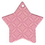 Pink-75 Ornament (Star) Front