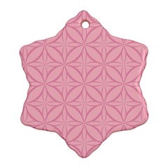 Pink-75 Ornament (snowflake) by nateshop