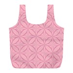 Pink-75 Full Print Recycle Bag (L) Front