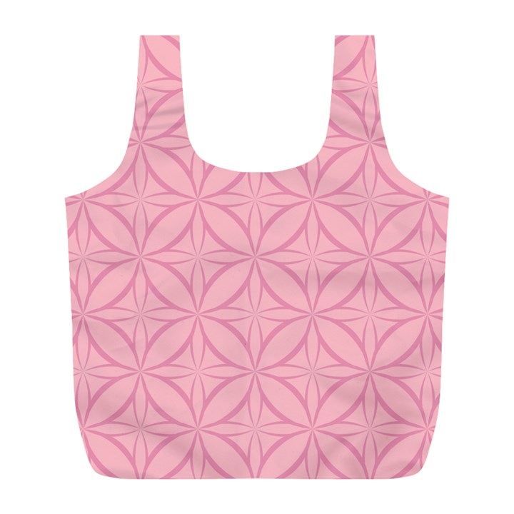 Pink-75 Full Print Recycle Bag (L)