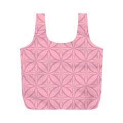 Pink-75 Full Print Recycle Bag (m) by nateshop