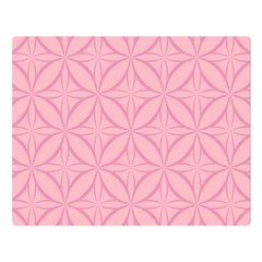 Pink-75 Two Sides Premium Plush Fleece Blanket (large) by nateshop