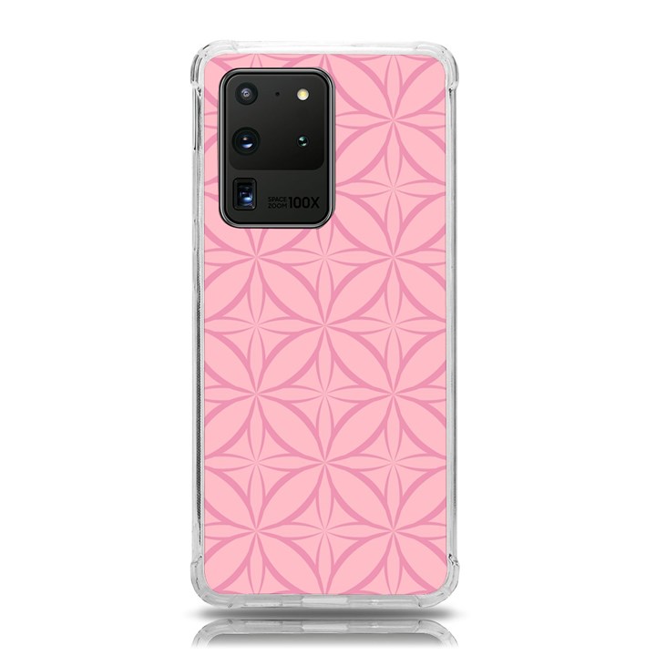 Pink-75 Samsung Galaxy S20 Ultra 6.9 Inch TPU UV Case